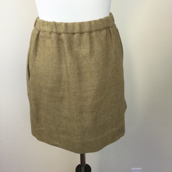 NWT Maje Potato Sack Linen Skirt s - Picture 7 of 11